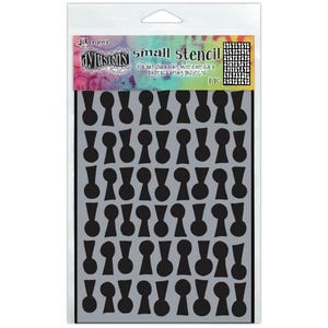 Dyan Reaveley- Dylusions Stencils 5"x8"- Lock 'n' Roll-dys79866