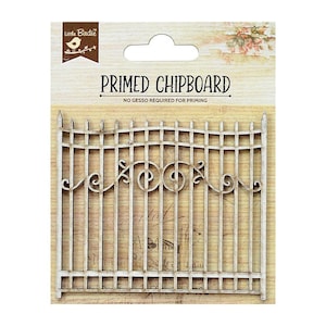 Cartão com primer cortado a laser Little Birdie Gate 1/pacote - CR21312