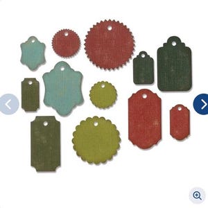Sizzix Thinlits Dies van Tim Holtz Cadeaukaartjes 12/pak- 662423