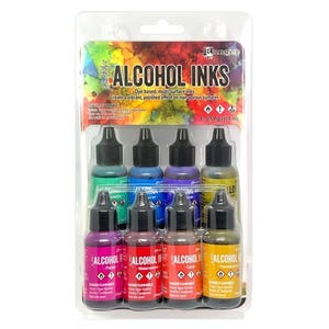 Tim Holtz-set alcoholinkt (set van 8 stuks) – kleurenset jij kiest