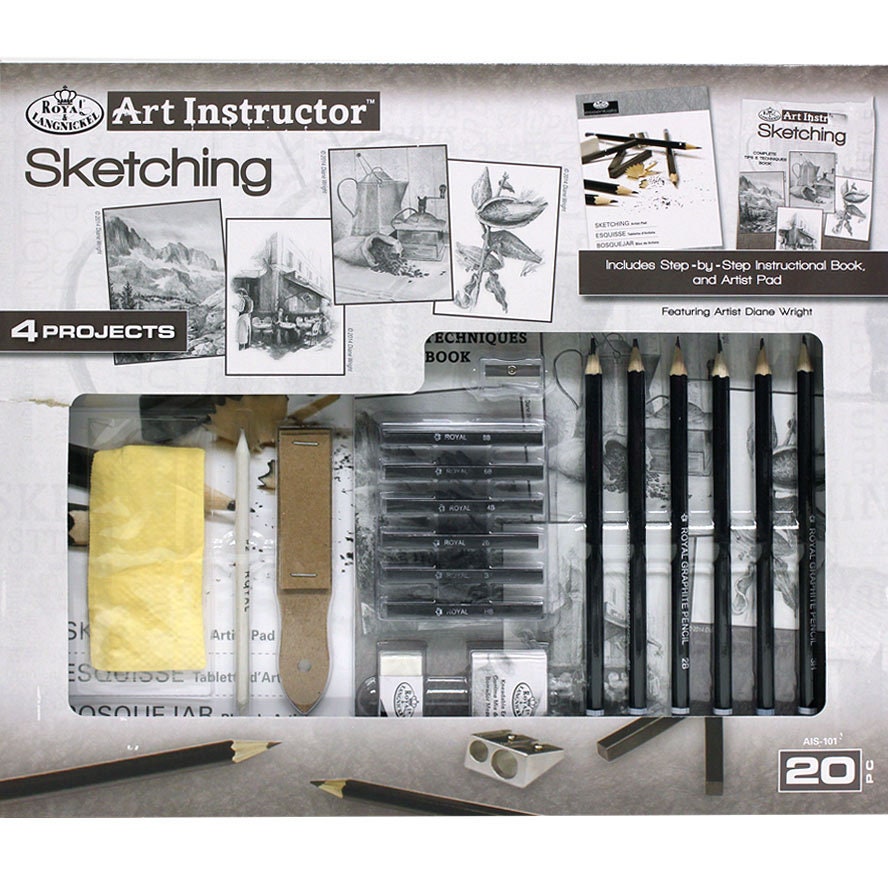 Royal & Langnickel Essentials Sketch & Draw Beginners Art Set