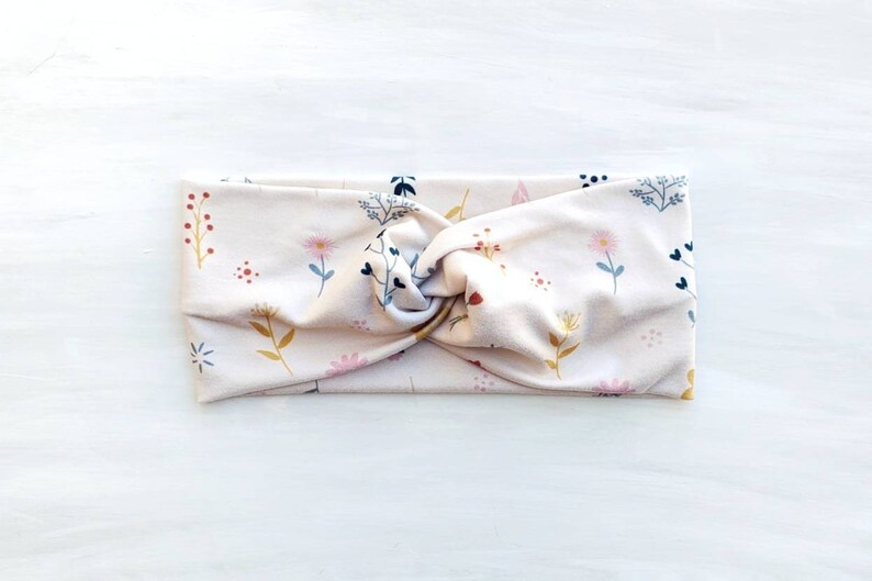 Buttery Soft Headband Twist Headband Knot Headband Yoga Headband Nurse Headband Turban Headband Spring Floral Headband for Women