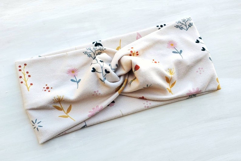 Buttery Soft Headband Twist Headband Knot Headband Yoga Headband Nurse Headband Turban Headband Spring Floral Headband for Women
