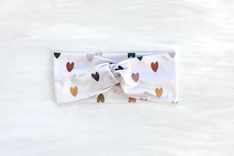 Knot Headband Turban Headband Yoga Headband Soft Headband Twist Headband Nurse Headband Earthy Hearts Headband