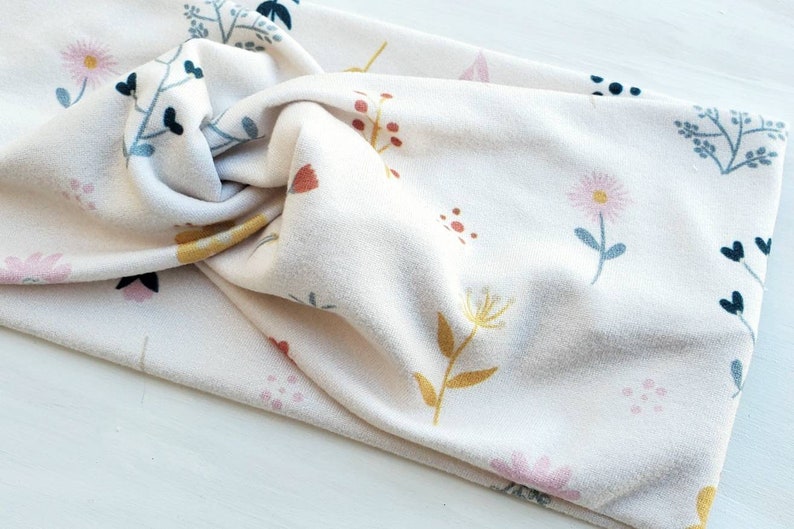 Buttery Soft Headband Twist Headband Knot Headband Yoga Headband Nurse Headband Turban Headband Spring Floral Headband for Women