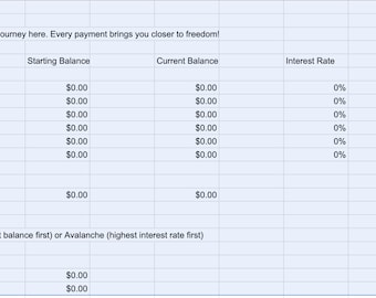 Gezinsbudgetplanner Google Spreadsheets | Monthly Expense Tracker (digitale download)