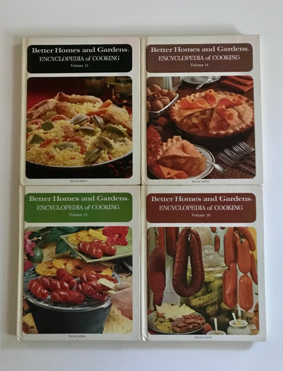 Vintage Better Homes And Gardens Encyclopedia Of Cooking Etsy