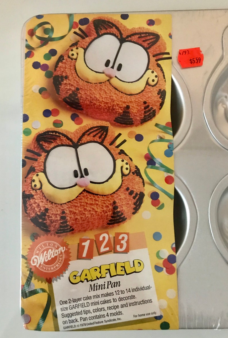 Baking Pan For Garfield Cakes Garfield Mini Pan By Wilton Sealed In Original Packaging Dexis Iberica Cake Pans Home Living