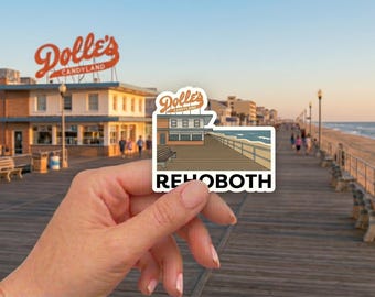 Naklejka na plażę Rehoboth – Dolle's Boardwalk