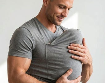 Baby Carrier Shirt for Dad - Gift for Daddy