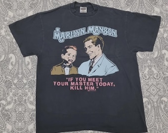 Vintage 2004 Marilyn Manson Graphic T Shirt / Giant / Manson Tee