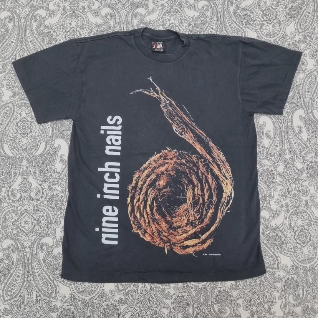 Nine Inch Nails Vintage T Shirt Large Further Down the Spiral