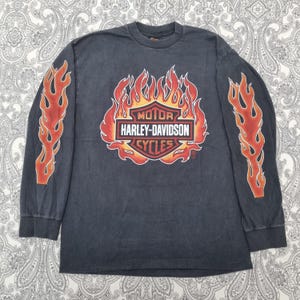 Vintage Flame Long Sleeve - Etsy