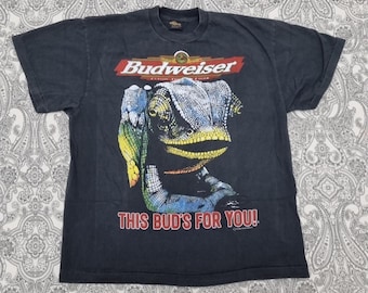 Vintage 90's Budweiser Superfest Beer White T Shirt Size L - Etsy