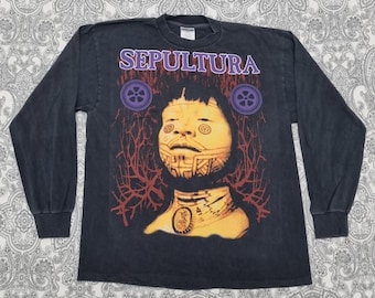 Authentic Vintage Blue Grape Sepultura Roots Long Sleeve 96' - Etsy