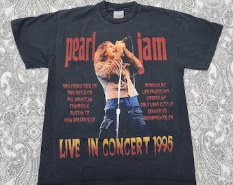 1996 Vintage Pearl Jam No Code Tour Distressed Grunge Oversized