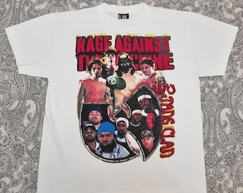 Vintage Rage Against the Machine Wu Tang T-shirt 1997 Tour Graphic