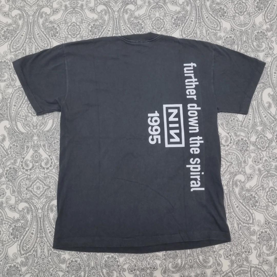 Nine Inch Nails Vintage T Shirt Large Further Down the Spiral