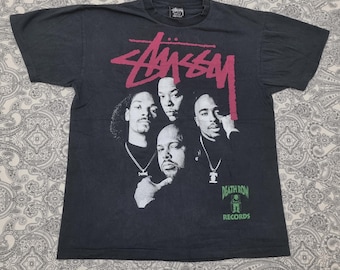 Stussy X Dennis Rodman Vintage T Shirt XL King of Rebound Graphic