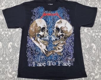 Vintage 90s Metallica Pushead T Shirt Large Size - Etsy