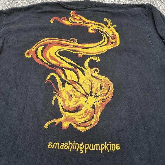 カ*ン様 Smashing Pumpkins vintage ヴィンテージ フェ Smashing Pumpkins Vintage Band T Shirt Smile Graphic Print Long
