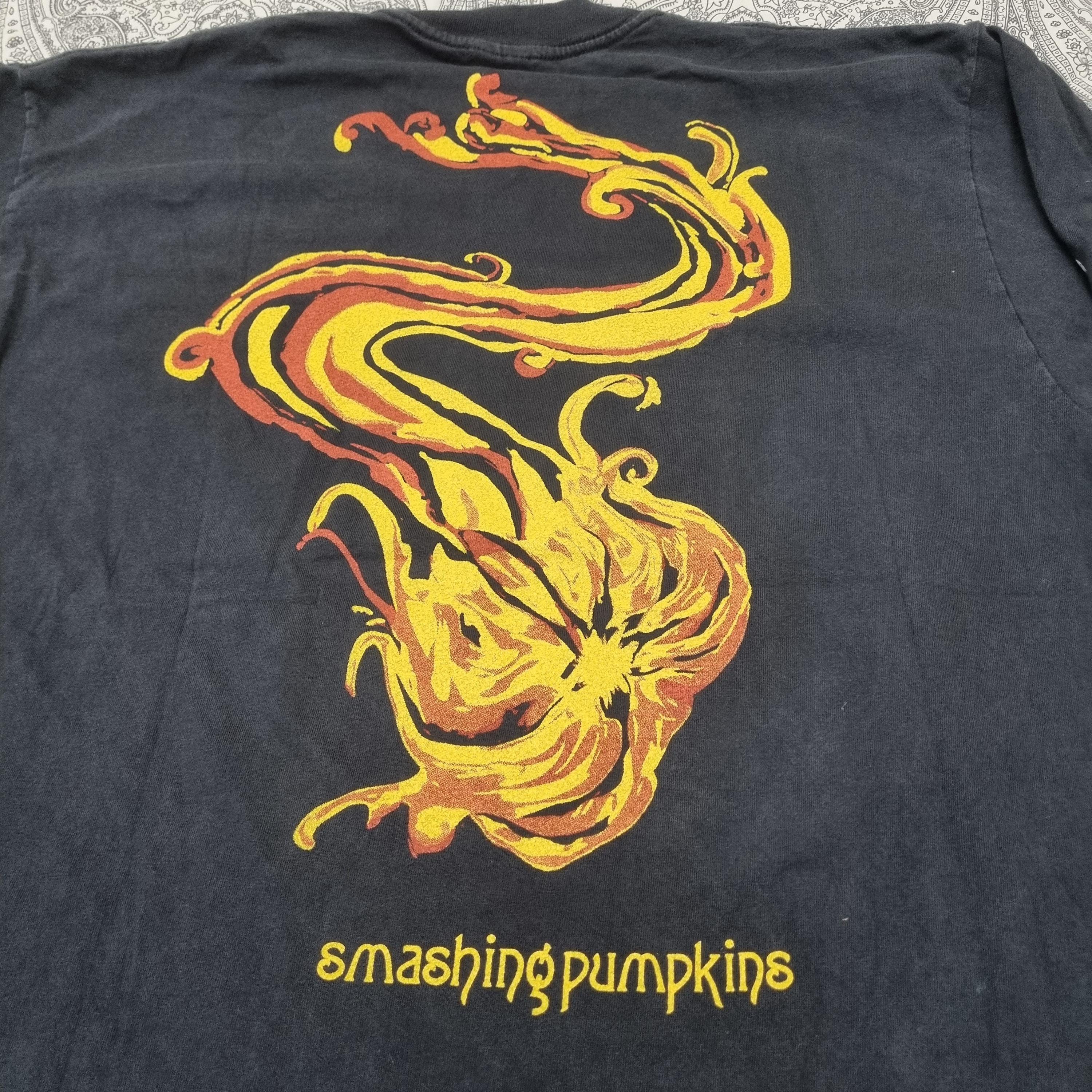 Smashing Pumpkins Vintage Band T Shirt Smile Graphic Print Long