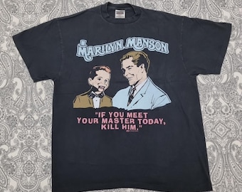 Vintage Giant Marilyn Manson T-shirt Holy Wood Era Vintage Metal