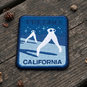 Fresno Nightcrawler Patch, California Cryptid Embroidered Badge, Alien Night Crawler Iron On, Strange Creature Art, Paranormal Fan Gift