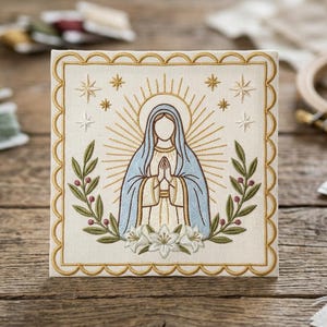 Virgin Mary Denim Jacket - Etsy