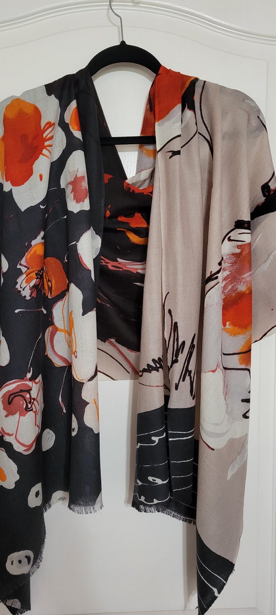 lightweight wool shawl