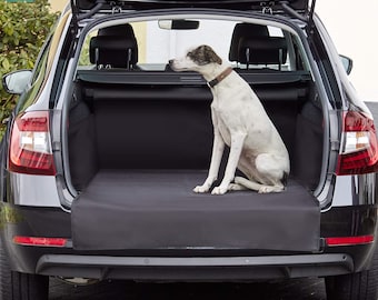 Kofferraumschutz Hund Kofferraumwanne Schutzmatte Kofferraummatte Ladekantenschutz univserselle Größe reißfest pflegeleicht wasserdicht