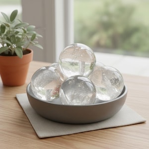 Large Clear Quartz Crystal Sphere | Polished Quartz Ball for Home Decor & Gift bild 7