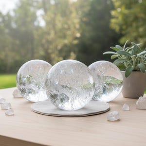 Large Clear Quartz Crystal Sphere | Polished Quartz Ball for Home Decor & Gift bild 5