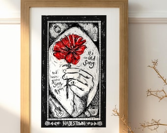 Estampado inspirado en Hadestown - Teatro musical