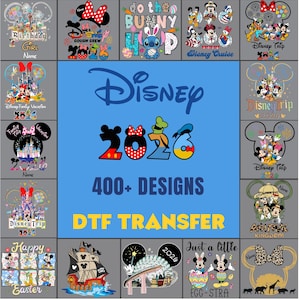Custom Disney Family Ready Press 2026 DTF Transfer Sweatshirt Hoodie Mickey Minnie Family Vacation