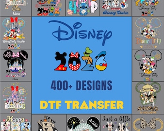 Disney Family Custom Ready Press 2026 DTF Transfer Sweatshirt Hoodie Mickey Minnie Family Vacation