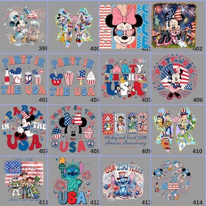 Sudadera con capucha Disney Family Custom Ready Press 2026 DTF Transfer Mickey Minnie Family Vacation imagen 19