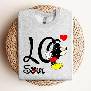 Custom Name Minnie & Mickey Love DTF Transfer Bundle | 48 Design Options | Personalized Couple Iron On | Ready to Press Heat Transfer image 10