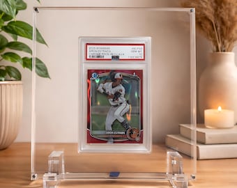 Soporte flotante para exhibir tarjetas calificadas, vitrina acrílica para tarjetas PSA, BGS y CGC.