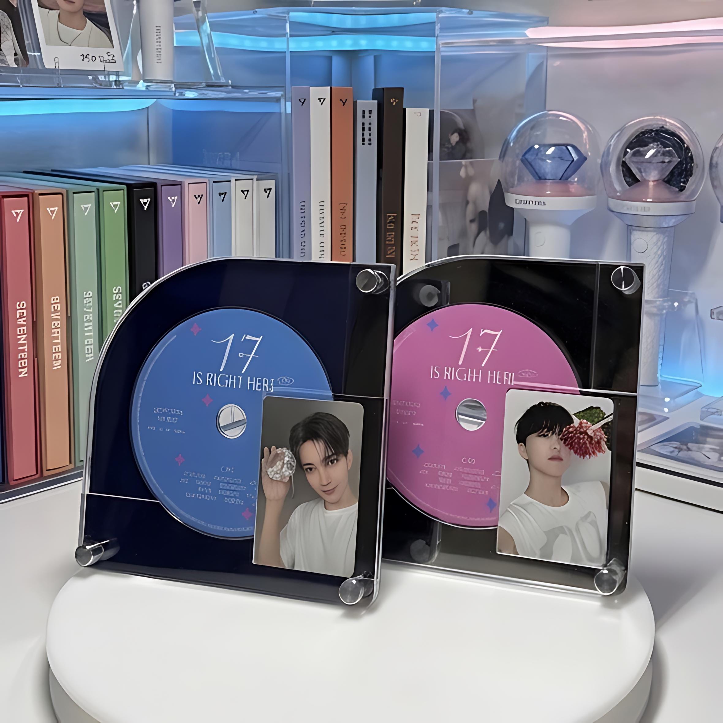 Acrylic Kpop CD Display Stand With Photocard Holder - Etsy