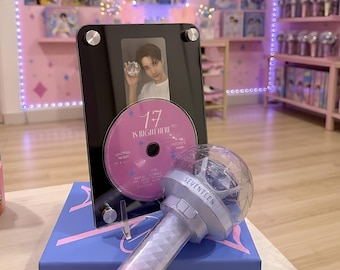 Expositor de álbumes de K-POP/Marco para tarjetas fotográficas personalizado, decoración acrílica coreana