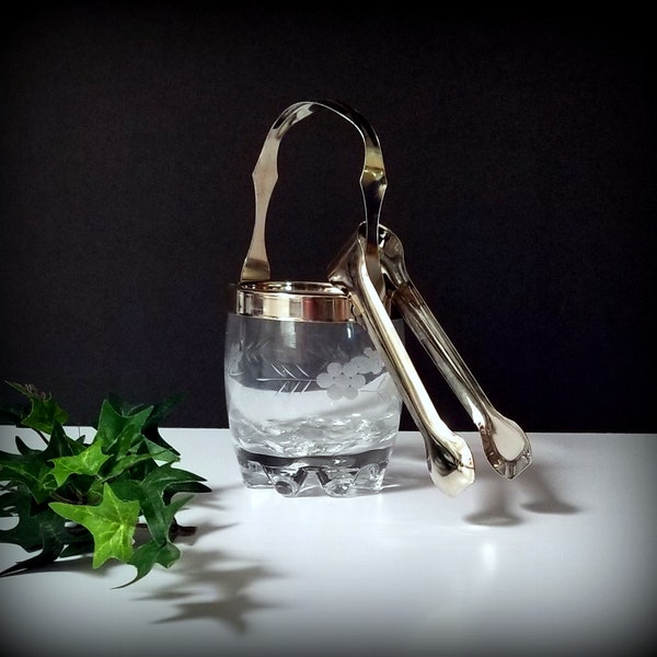 Miniature Glass Ice Bucket Etsy