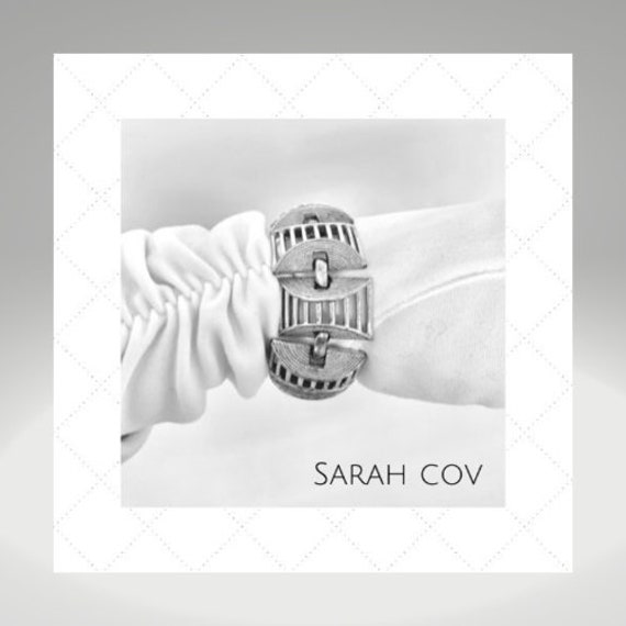 60s Sarah Cov Chunky Bracelet - Open Work Texture… - image 2