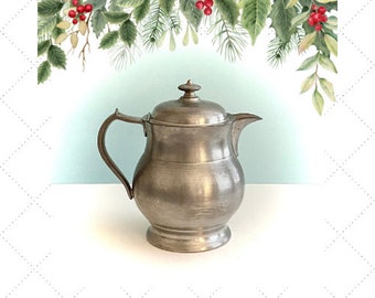 Rare Vintage Pewter Coffee / Tea Pot - Woodbury Pewterers - Henry Ford Museum Collection in Dearborn, Michigan