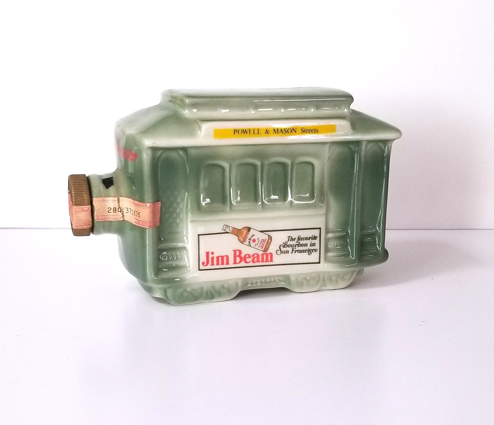 1968 Jim Beam Cable Car Decanter San Francisco Decanter Etsy