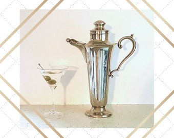 Art Deco Cocktail Shaker - Perfect for Murder Mystery Evening Decor / Prop