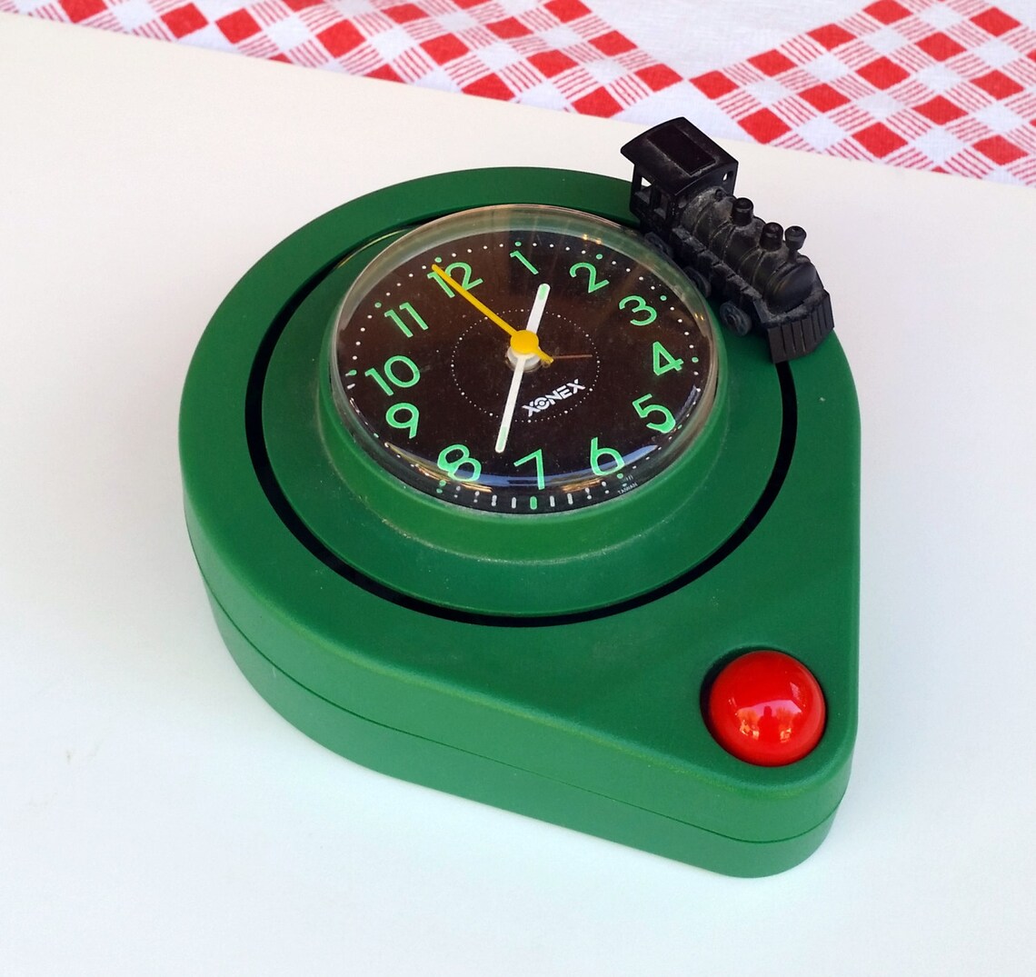 Train Alarm Clock Chugs & Blows Horn When Alarm Goes Off Etsy