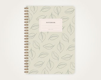 Notebook A5 | Leaves Pattern