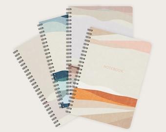 Set of 4 Notebooks A5 – Abstract Shapes