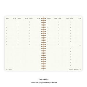 Calendar A5 2024 Horizontal or Vertical Layout Ruled or Dot Grid image 7